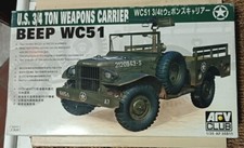 U.S 3/4 TON WEAPONS CARRIER BEEP WC51 AFV CLUB 1/35 AF 35S15 MODEL KIT