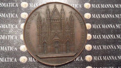 Medaglia bronzo gregorio xvi - bronzo,