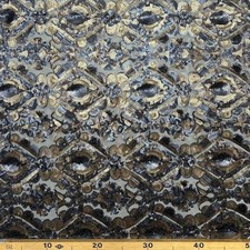 Tessuto Tulle Paillettes