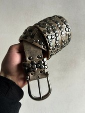 Cintura in pelle borchiata