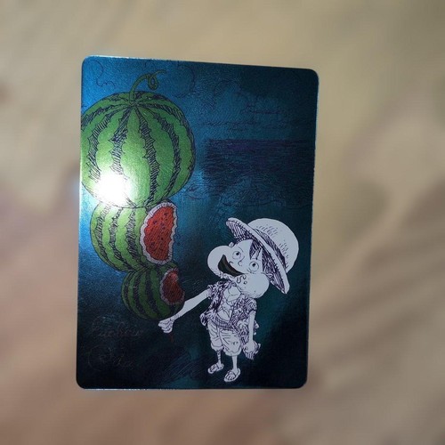 One piece luffy metallic - piece, card