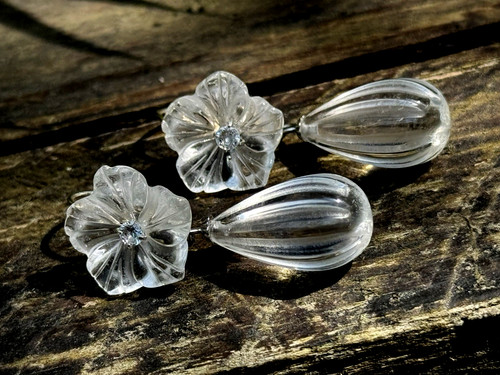 Orecchini eleganti cristallo