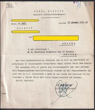 786  OPERA  BALILLA   - ANCONA