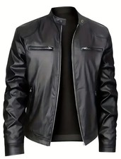 Giacca uomo nera casual con