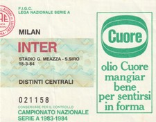 Biglietto milan inter 3 - milan, 18