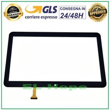 TOUCH SCREEN VETRO MAJESTIC TAB 611 TABLET 10.1 DIGITIZER ORIGINALE NERO