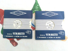 LOTTO DEMO VIEW MASTER SAWYER GAF DISNEY TOPOLINO PAPERINO PIPPO 1966 CIRCA