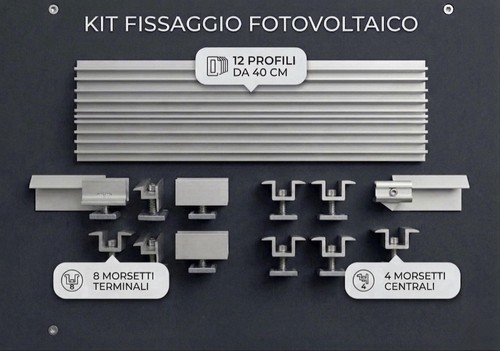 Kit fissaggio fotovoltaico - ,