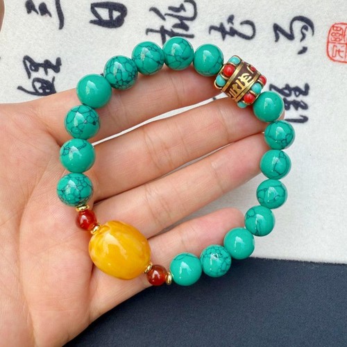 12mm high ceramic - ceramic, turquoise