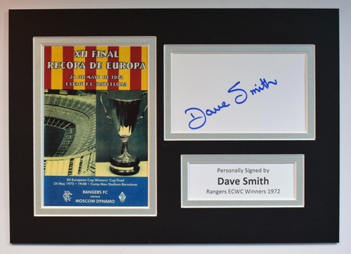 Dave smith signed autograph - signed,