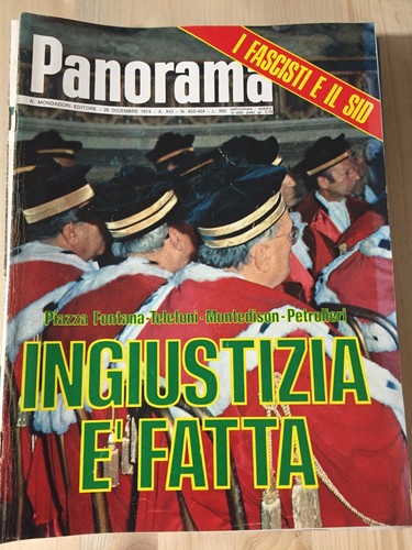Rivista panorama 1974 - panorama, nr