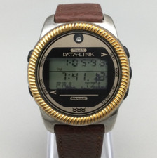 Orologio Timex Microsoft Data Link Uomo Data Link 37mm Tono Oro 1996 Batteria Nuova
