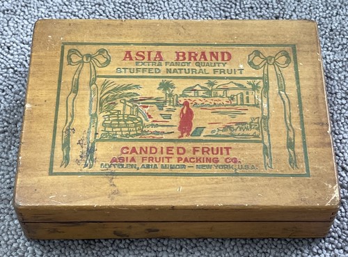 Scatola vintage legno con - vintage,