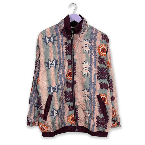 Giacca vento vintage rosa - giacca, a