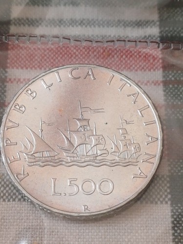 500 lire argento - argento, 1968