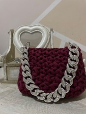 Pochette artigianale bordeaux