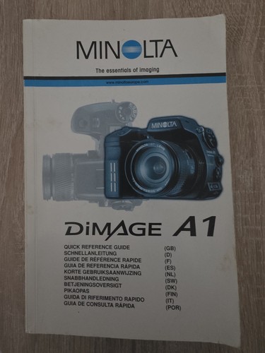 Mode emploi minolta dimage - d'emploi,