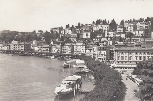 Cartolina lugano ticino - lugano,