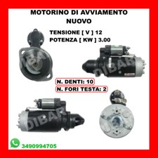 MOTORINO DI AVVIAMENTO NUOVO