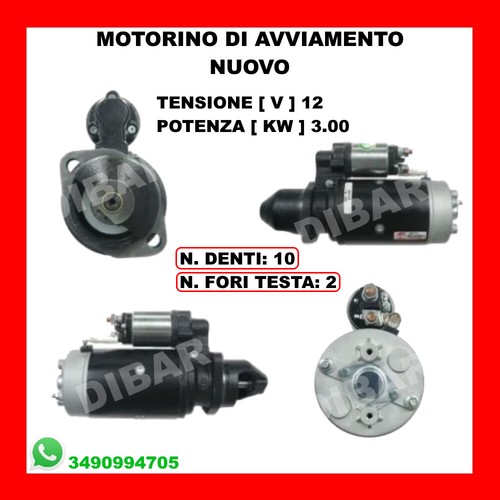Motorino avviamento nuovo - motorino,