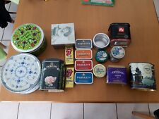 Lotto barattolo barattoli tea caffè caramelle latta collezione modernariato 