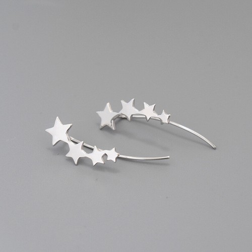Ear climber sterne - climber, silber