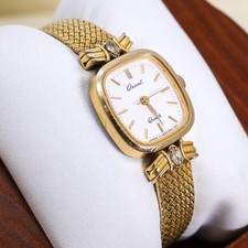 Orologio da polso donna ORIENT modello pietra quadrata 2152 tono oro leggero