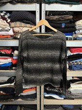 Maglione maglia maglia Sarah Pacini righe misto lana metallizzata mohair taglia unica