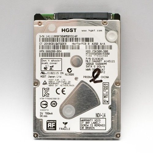 Hgst hts545050a7e680 500gb - hgst,