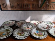 12 PIATTI traforati Ceramica