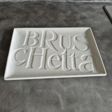 Piatto da portata Bruschetta Rosanna Savour da collezione 9,5" X 6,5"