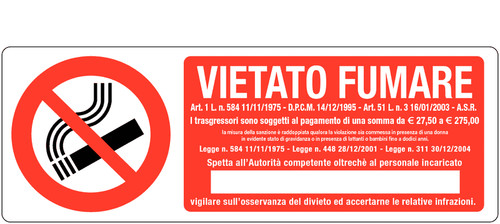 Cartello segnaletico vietato - cartello,