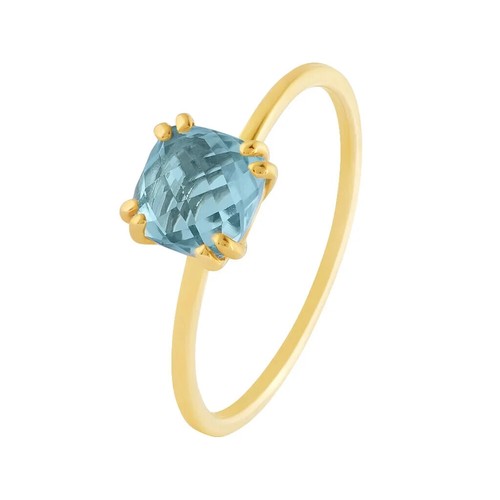 Anello topazio azzurro stroili - topazio,