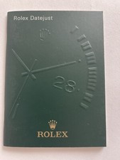 Eng 2.2004 Rolex DATEJUST Libretto Booklet Originale
