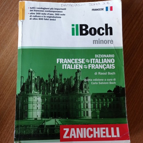 Boch minore dizionario - il,