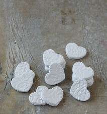 12 o 24 Cuori Decorati Profumati Matrimonio Segnaposto Bomboniera no gessetti