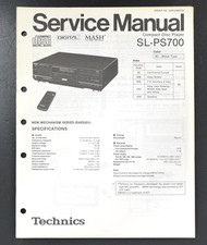 Manuale di servizio/schema originale per lettore CD TECHNICS SL-PS700 S22