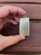 ZIPPO LIGHTER ACCENDINO VINTAGE VENEZIANO BRASS  Vintage