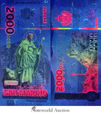 BANCONOTA PROVA REPUBBLICA SAN