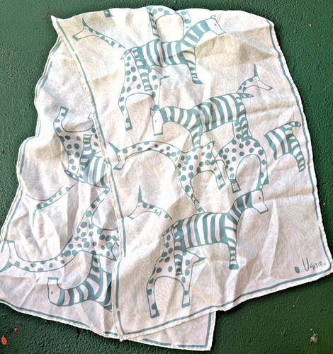 Sciarpa seta vera - , zebra