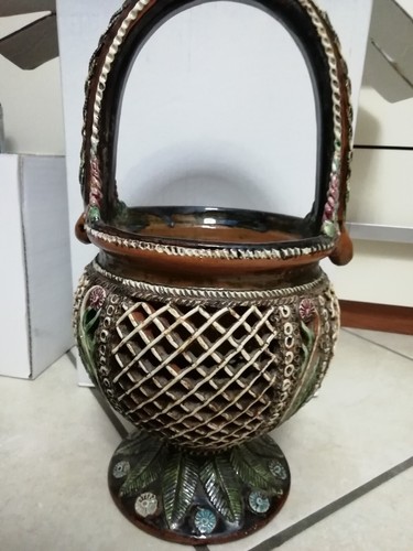 Vaso ceramica traforato - in,