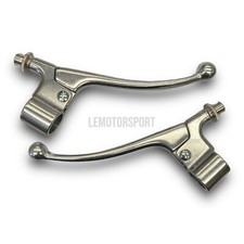 COPPIA COMANDI LEVE FRENO-FRIZIONE MOTO-ENDURO-CROSS-CICLOMOTORE D’EPOCA D.22