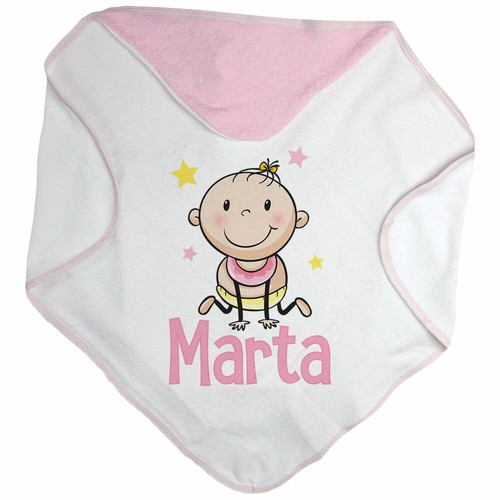 Accappatoio triangolo neonata