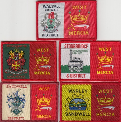 Boy scout double badges - 5, from