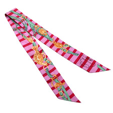 Auth HERMES Twilly Scarf Chefs