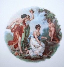 SET 12 PIATTI ANTICHI DISEGNO