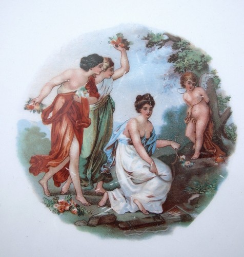 Set piatti antichi disegno - 12,