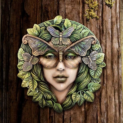 Greenman tree spirit wall - tree,