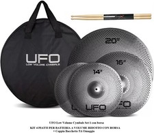 UFO Low Volume Cymbals Set 1