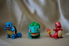 Charmander, Squirtle and